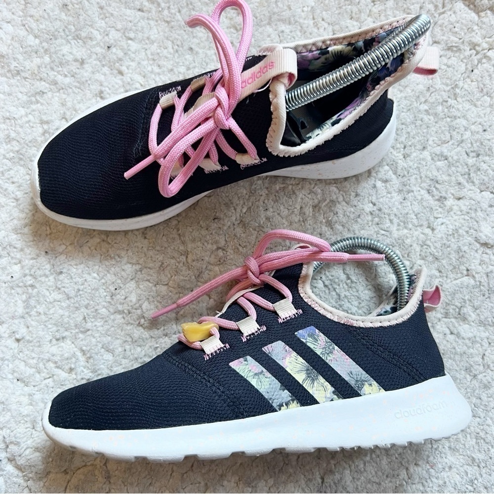 Adidas: Cloudfoam Pure Running Slip-On Sportswear Sneaker Shoes Sz 4